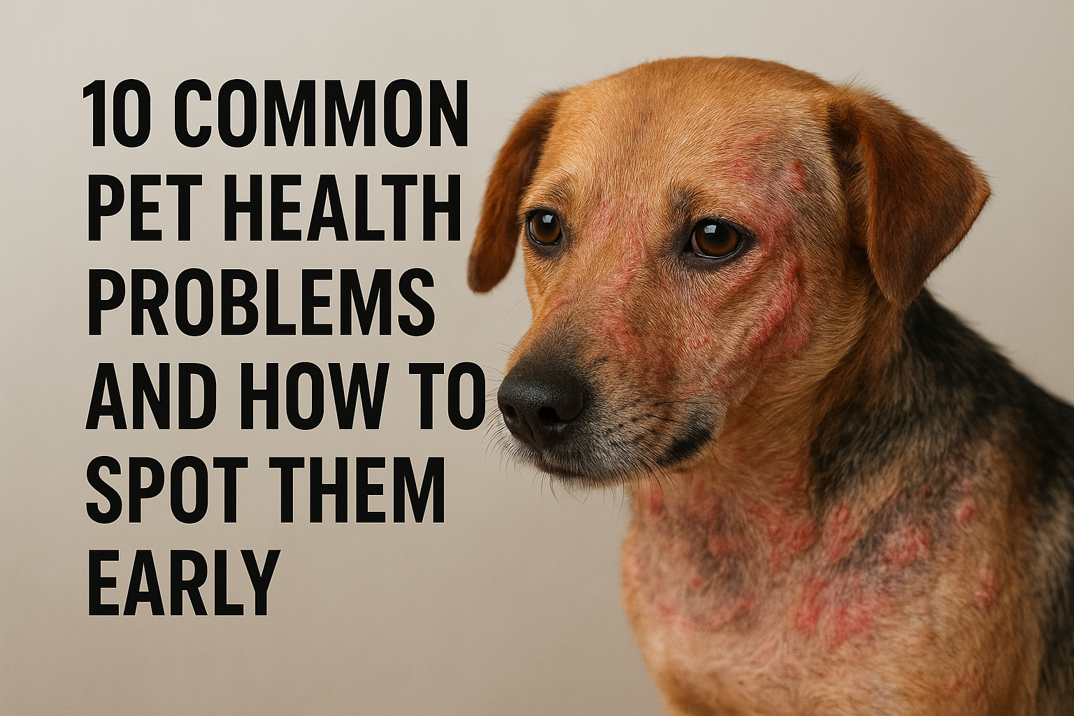 10 Common Pet Health Problems and How to Spot Them Early