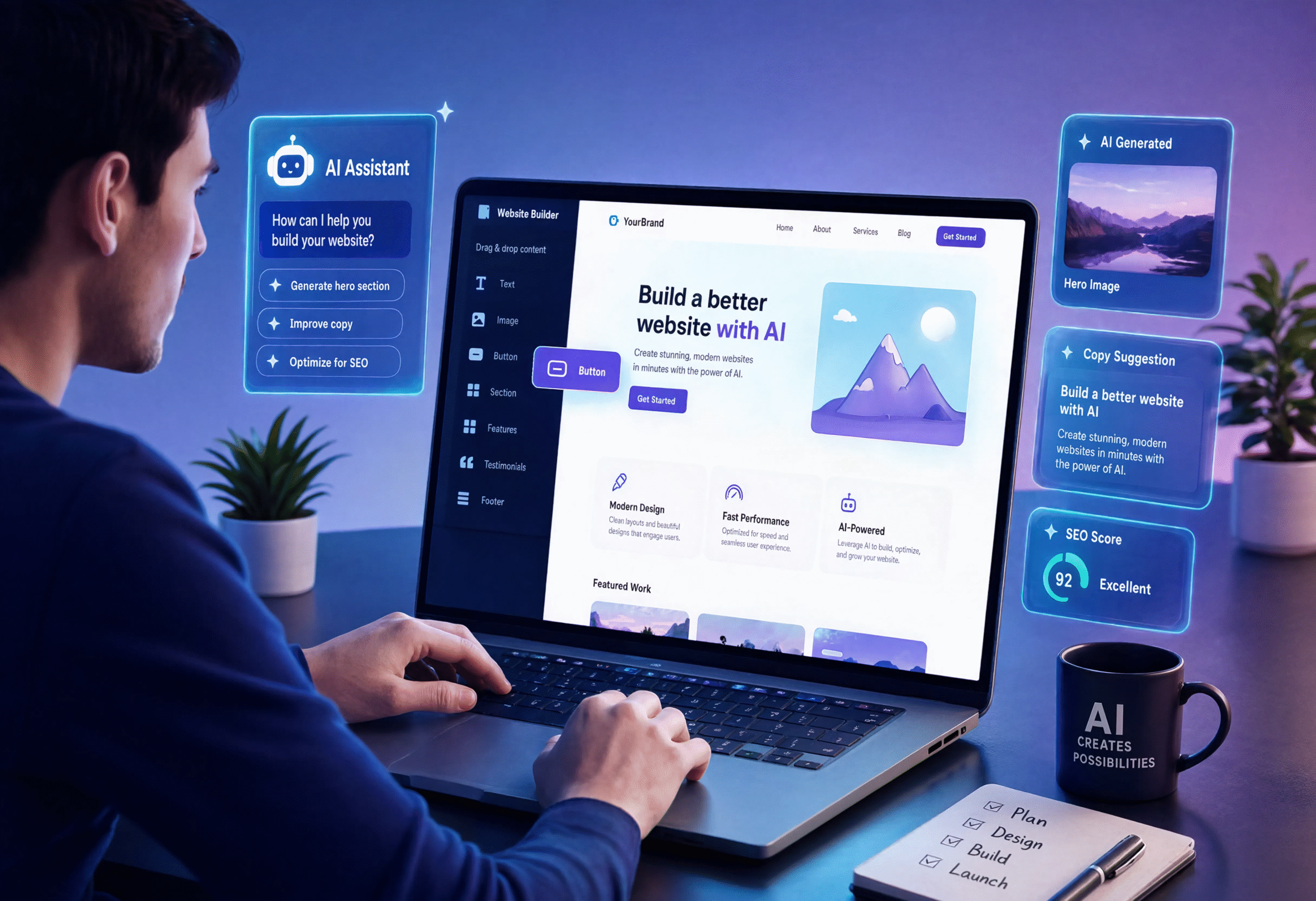 How to Build a Professional Website in Under 30 Minutes Using AI